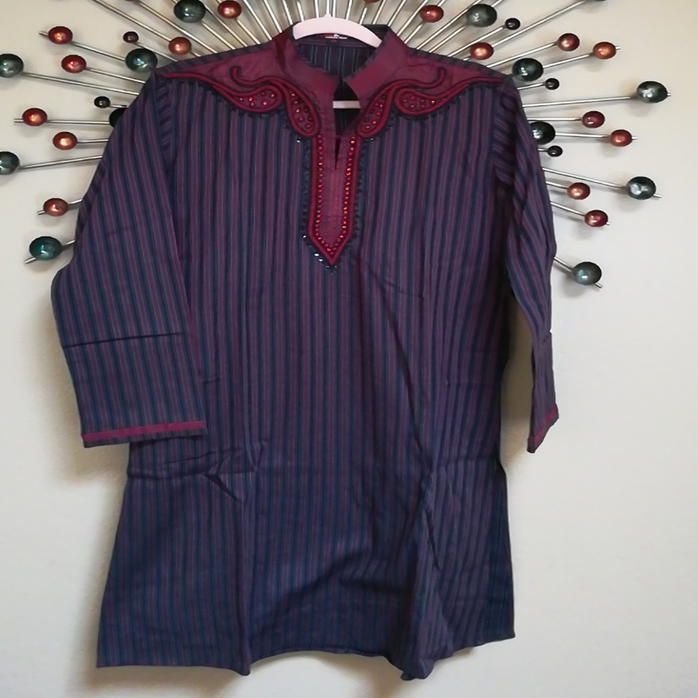 NWOT Bollywood Indian Men's Kurti